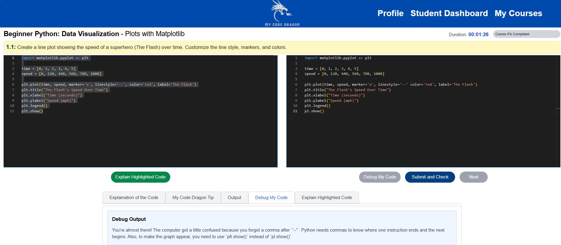 My Code Dragon